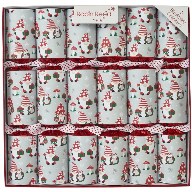 Racing Gnomes Christmas Crackers (Box of 6)