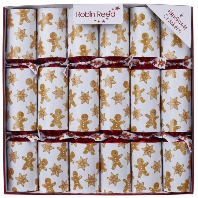 Gingerbread Charms Christmas Crackers (Box of 6)