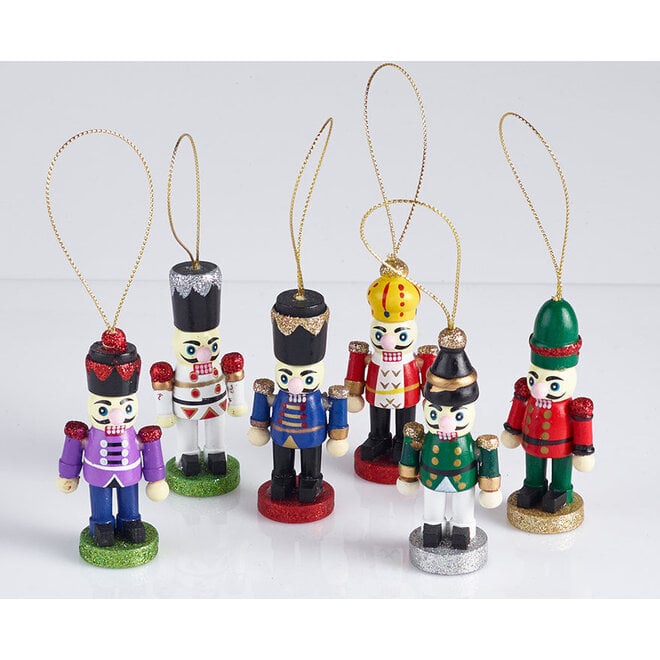 Red Royale Nutcracker Christmas Crackers (Box of 6)