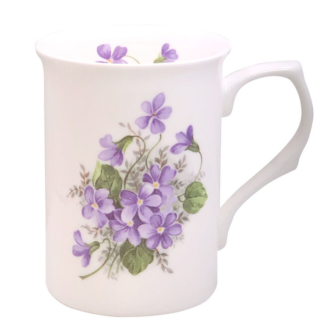 Adderley Ceramics Wild Violet Mug