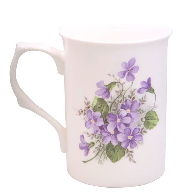 Adderley Ceramics Wild Violet Mug