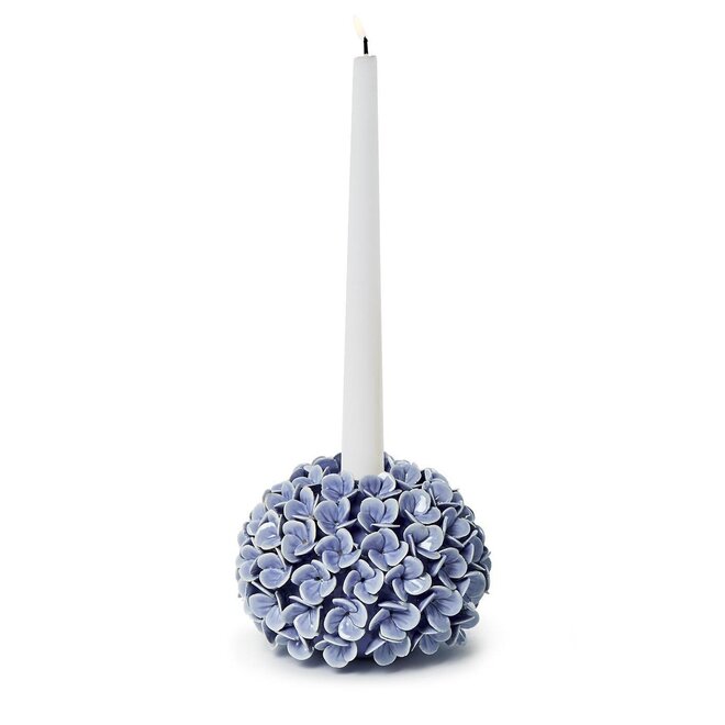 Blue Hydrangea Bud Vase