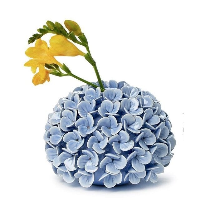 Blue Hydrangea Bud Vase