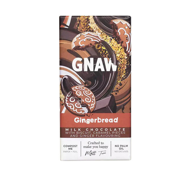 Gnaw Gingerbread Chocolate Bar