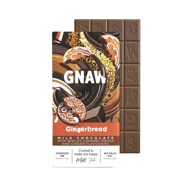 Gnaw Gingerbread Chocolate Bar