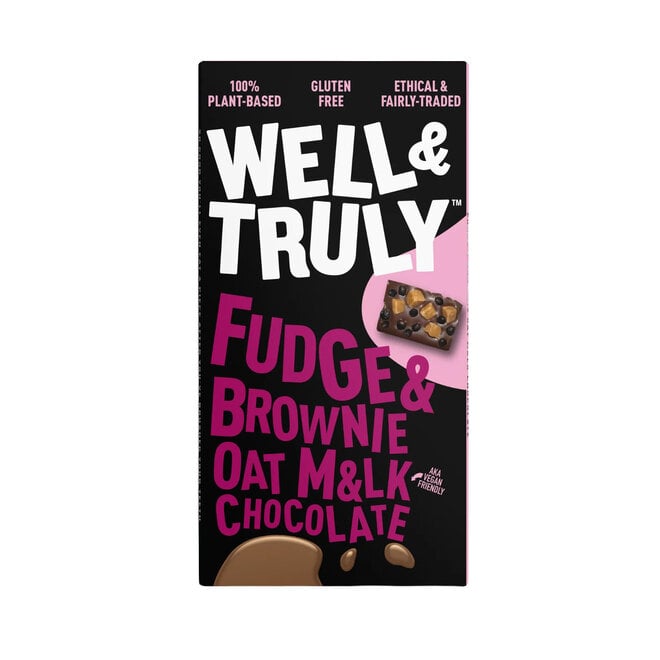Well & Truly Fudge & Brownie Chocolate Bar