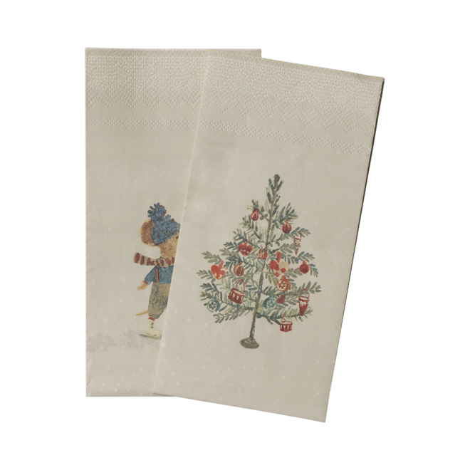Napkin, Small - Christmas Mice