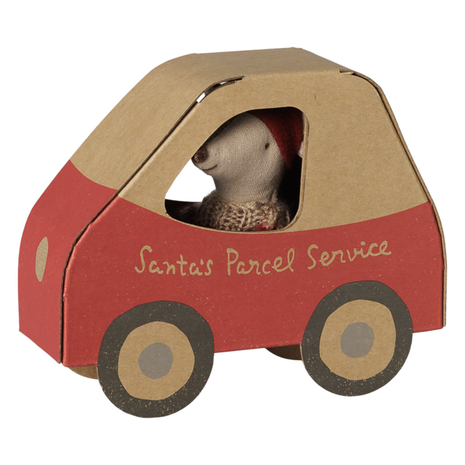 Christmas Mouse, Little Sister in Car Box