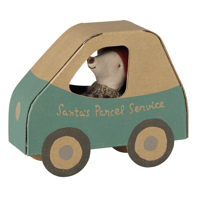 Christmas Mouse, Little Brother in Car Box
