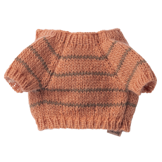 Puppy Supply, Small Knitted Sweater -  Coral