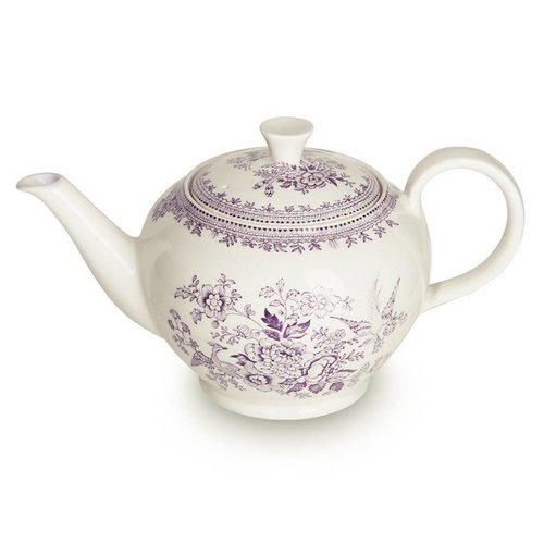 Burleigh Pottery Asiatic Pheasants Plum 7 Cup Teapot Burleigh Pottery Asiatic Pheasants Plum 7 Cup Teapot
