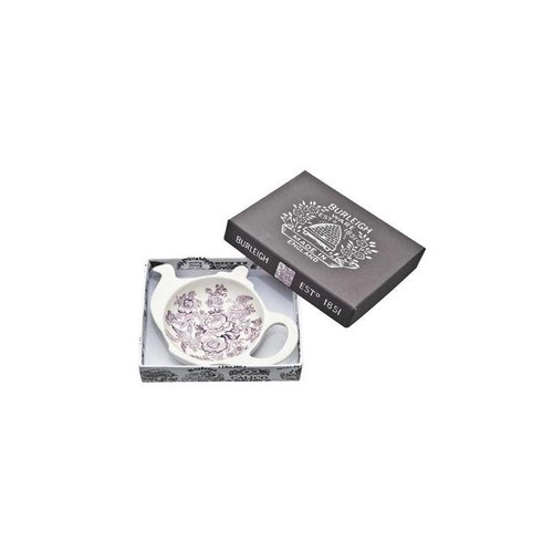 Burleigh Pottery Asiatic Pheasants Plum Mini Teapot Tea Bag Holder - Boxed Burleigh Pottery Asiatic Pheasants Plum Mini Teapot Tea Bag Holder - Boxed