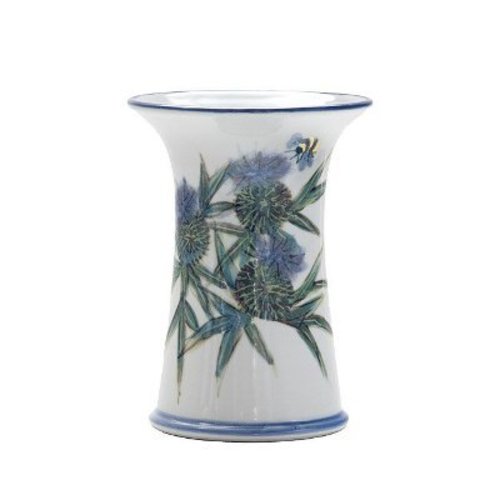 Highland Stoneware Highland Stoneware Thistle Small Cylinder Vase Highland Stoneware Highland Stoneware Thistle Small Cylinder Vase