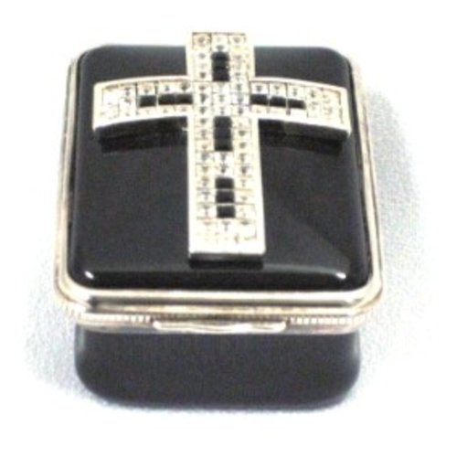 Halcyon Days Halcyon Days Art Deco Cross- Black Halcyon Days Halcyon Days Art Deco Cross- Black