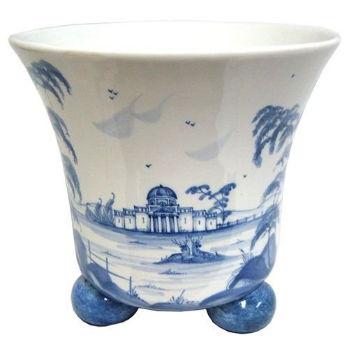 Isis Ceramics Isis Blue Palladian Small Planter Isis Ceramics Isis Blue Palladian Small Planter