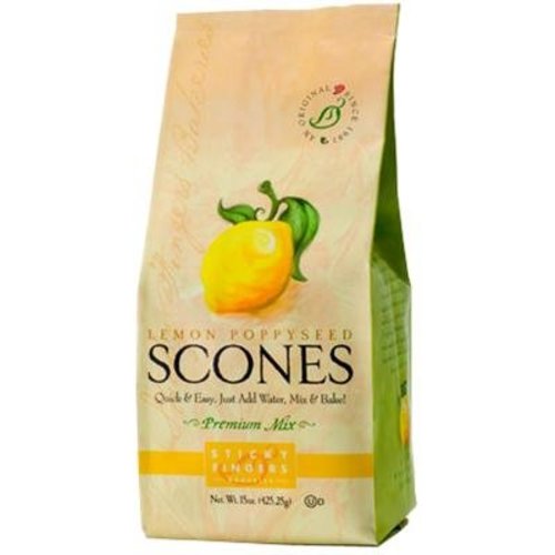 Sticky Fingers Sticky Fingers Lemon Poppyseed Scone mix Sticky Fingers Sticky Fingers Lemon Poppyseed Scone mix