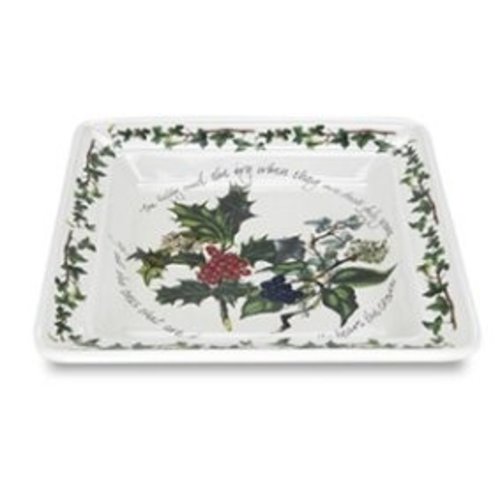 Portmeirion Holly & Ivy Square Salad Plate Portmeirion Holly & Ivy Square Salad Plate