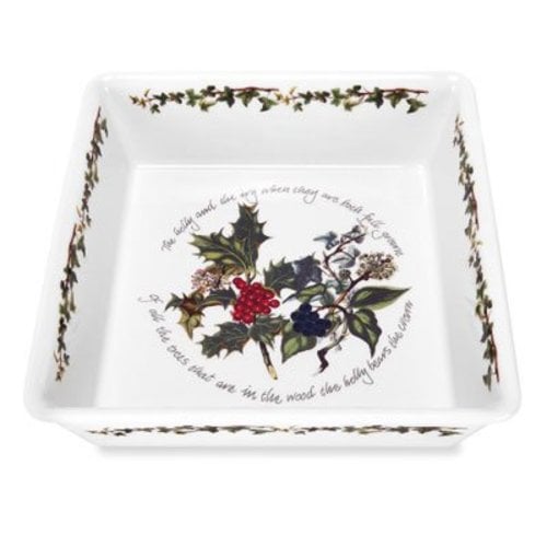 Portmeirion Holly & Ivy Deep Square Dish Portmeirion Holly & Ivy Deep Square Dish