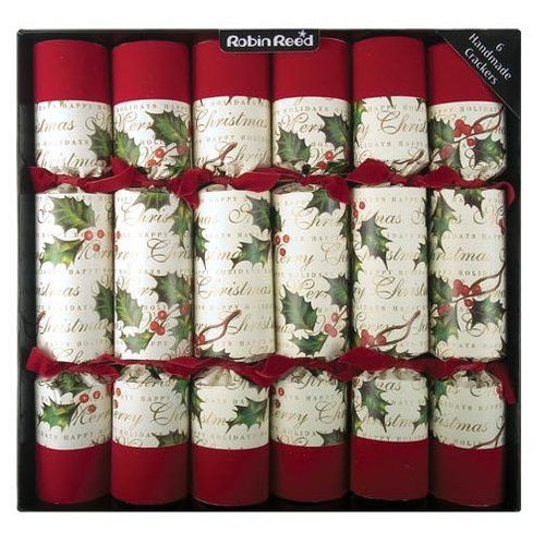 Robin Reed Robin Reed Bows and Berries Christmas Crackers- 6 Count Robin Reed Robin Reed Bows and Berries Christmas Crackers- 6 Count
