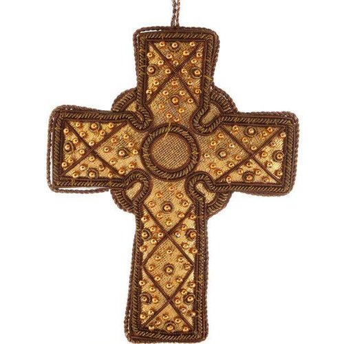 St. Nicolas St. Nicolas Gold Celtic Cross Ornament St. Nicolas St. Nicolas Gold Celtic Cross Ornament