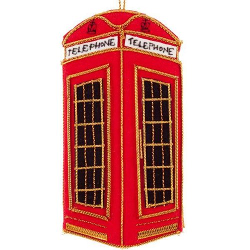 St. Nicolas St. Nicolas Telephone Booth Ornament St. Nicolas St. Nicolas Telephone Booth Ornament