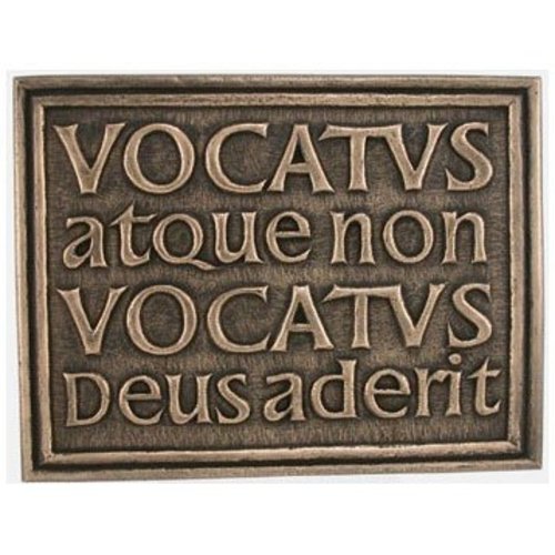 Wild Goose Wild Goose 'Vocatus atque non Vocatus Deus Aderit' plaque Wild Goose Wild Goose 'Vocatus atque non Vocatus Deus Aderit' plaque