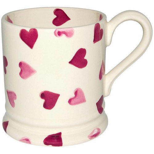 Emma Bridgewater Bridgewater 1/2 Pint Mug - Pink Hearts Emma Bridgewater Bridgewater 1/2 Pint Mug - Pink Hearts