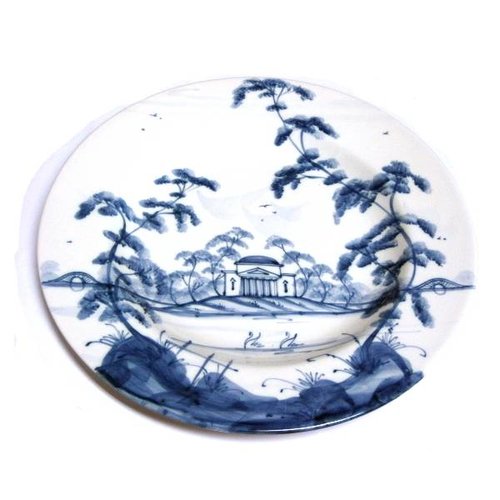 Isis Ceramics Isis Blue English Garden - The Temple - Tea Plate Isis Ceramics Isis Blue English Garden - The Temple - Tea Plate