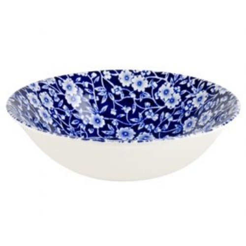 Burleigh Pottery Calico Blue Cereal Bowl Burleigh Pottery Calico Blue Cereal Bowl