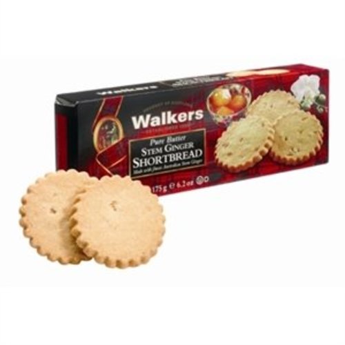 Walker's Shortbread Co. Walkers Pure Butter Stem Ginger Shortbread Walker's Shortbread Co. Walkers Pure Butter Stem Ginger Shortbread