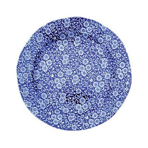 Burleigh Pottery Calico Blue 8.5 in. Plate Burleigh Pottery Calico Blue 8.5 in. Plate