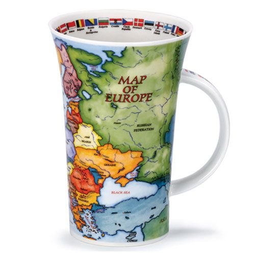 Dunoon Dunoon Glencoe Map of Europe Mug Dunoon Dunoon Glencoe Map of Europe Mug