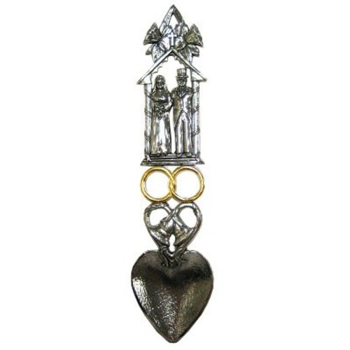 A E Williams Pewter Lovespoon - Med A E Williams Pewter Lovespoon - Med