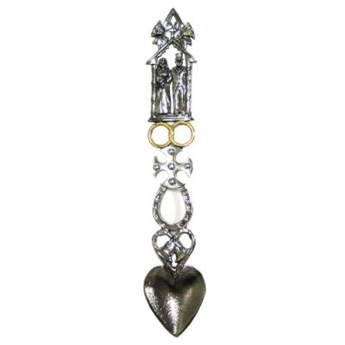 A E Williams Pewter Lovespoon - Large A E Williams Pewter Lovespoon - Large