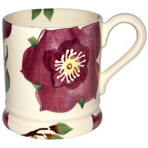 Emma Bridgewater 1/2 Pint Flowers Mug - Hellebore Emma Bridgewater 1/2 Pint Flowers Mug - Hellebore