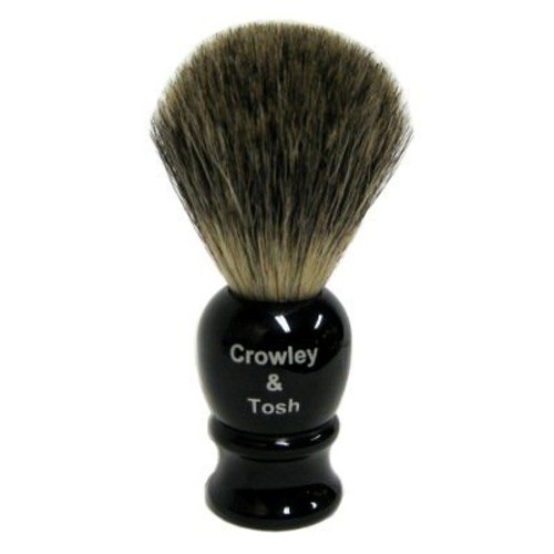 Crowley & Tosh Crowley & Tosh Pure Badger Shaving Brush - Imitation Ebony Crowley & Tosh Crowley & Tosh Pure Badger Shaving Brush - Imitation Ebony