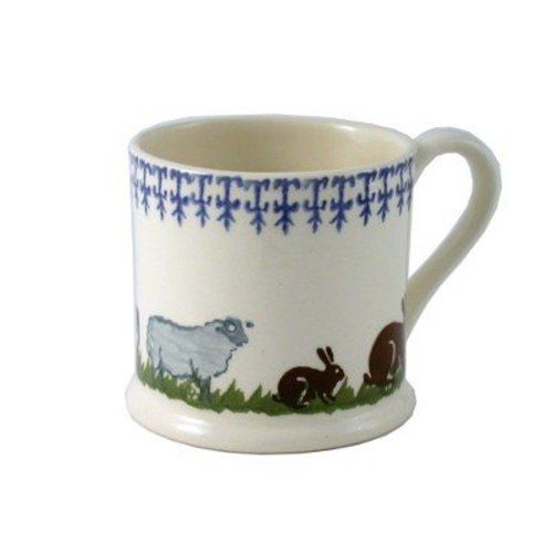 Brixton Pottery Brixton Farm Animals Mug - Large Brixton Pottery Brixton Farm Animals Mug - Large