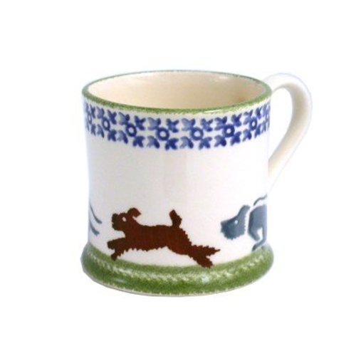 Brixton Pottery Brixton Scottie Chasing Mug - Large Brixton Pottery Brixton Scottie Chasing Mug - Large