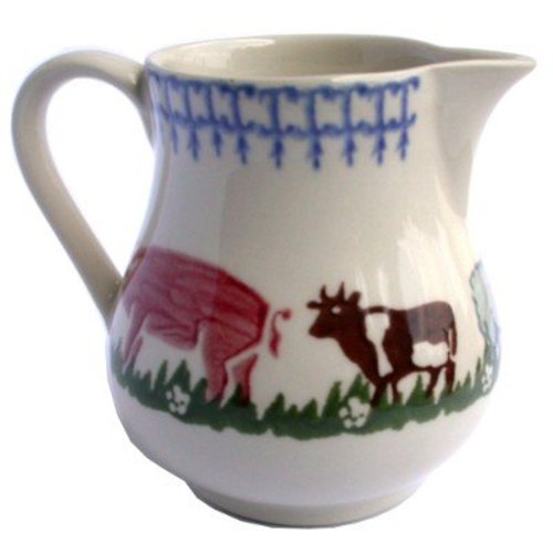 Brixton Pottery Brixton Farm Animals Jug - Medium Brixton Pottery Brixton Farm Animals Jug - Medium
