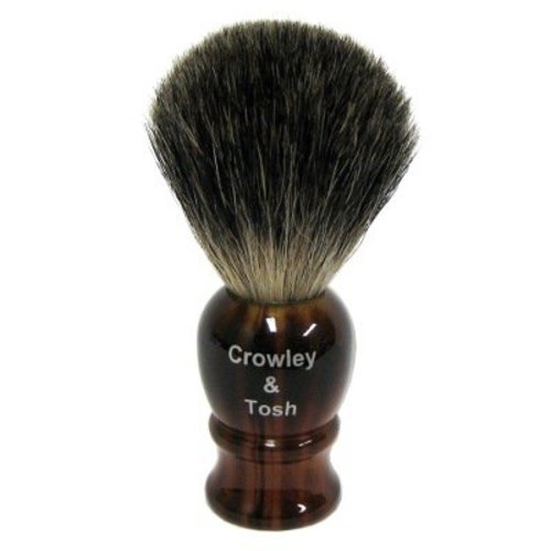 Crowley & Tosh Crowley & Tosh Pure Badger Shaving Brush - Horn Crowley & Tosh Crowley & Tosh Pure Badger Shaving Brush - Horn