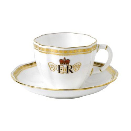 Royal Crown Derby Jubilee Teacup and Saucer Royal Crown Derby Jubilee Teacup and Saucer