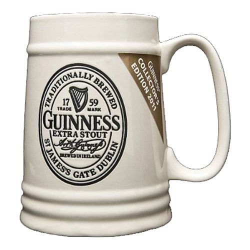 Guinness Guinness Collector's Edition Cream Ceramic Tankard Guinness Guinness Collector's Edition Cream Ceramic Tankard