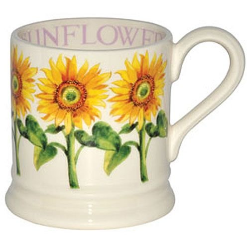 Emma Bridgewater 1/2 Pint Flowers Mug - Sunflower Emma Bridgewater 1/2 Pint Flowers Mug - Sunflower