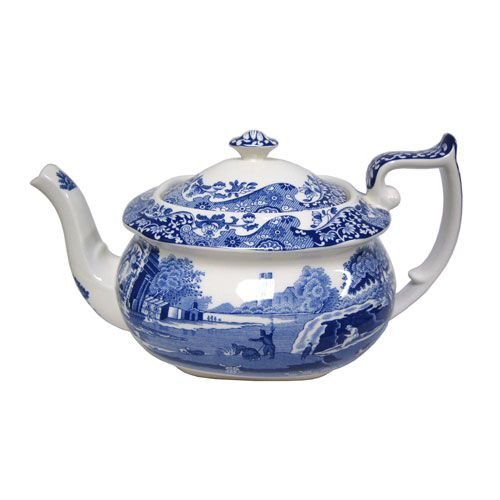 Spode Spode Blue Italian Teapot Spode Spode Blue Italian Teapot