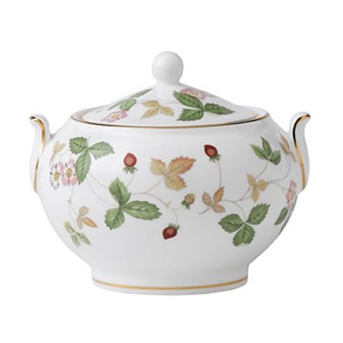 Wedgwood Wedgwood Wild Strawberry Covered Sugar Wedgwood Wedgwood Wild Strawberry Covered Sugar