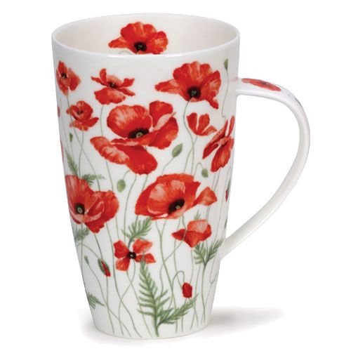 Dunoon Dunoon Henley Red Poppies Mug Dunoon Dunoon Henley Red Poppies Mug