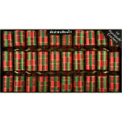 Robin Reed Robin Reed Christmas Crackers - Tartan - 10 Count Robin Reed Robin Reed Christmas Crackers - Tartan - 10 Count