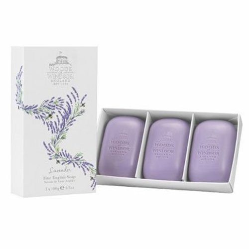 Woods of Windsor Lavender Box of 3 Soaps Woods of Windsor Lavender Box of 3 Soaps