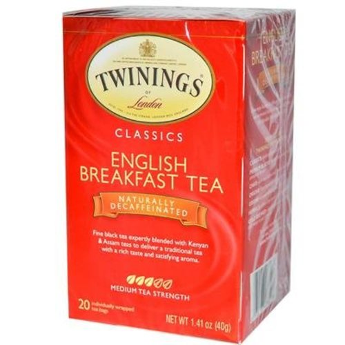 Twinings Twinings 20 CT English Breakfast Decaffeinated Twinings Twinings 20 CT English Breakfast Decaffeinated