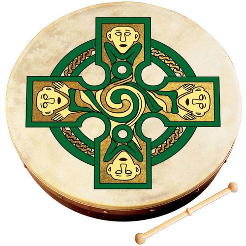 Waltons Gallen Cross Bodhran - 12 in. Waltons Gallen Cross Bodhran - 12 in.